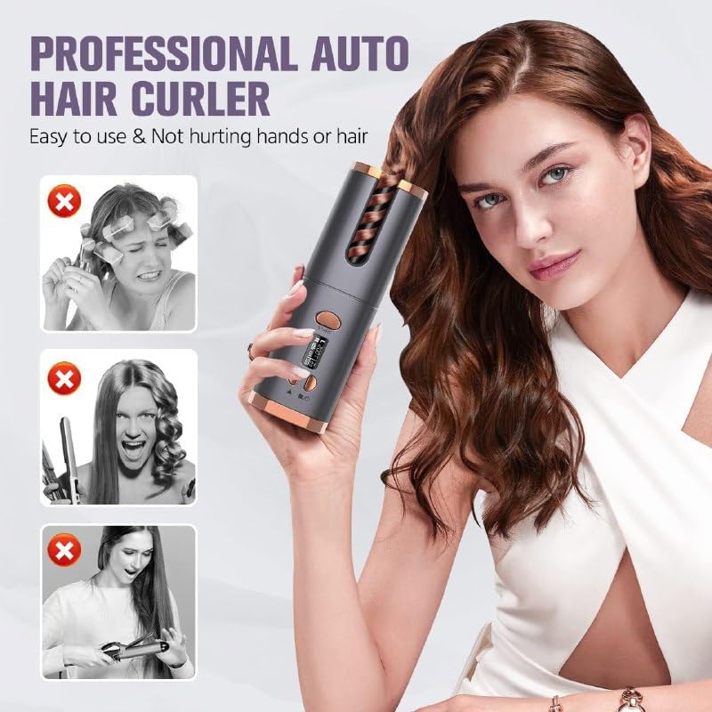 Cordless Automatic Hair Curler