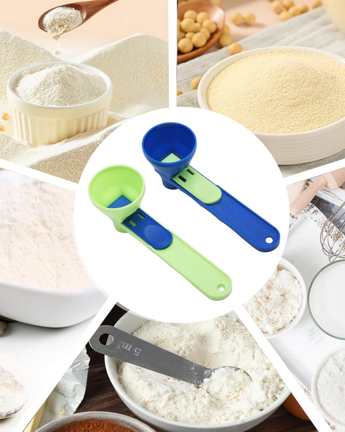 Measuring Slide Scoop Funnel (Set Of 2)